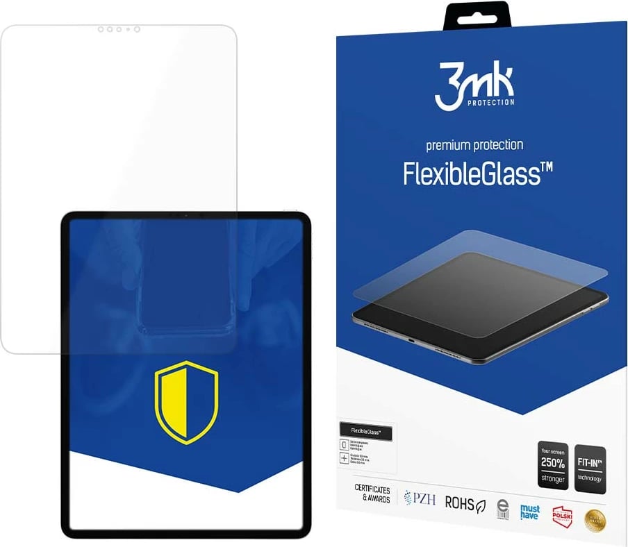 Xham mbrojtës hibrid për tablet 3mk Protection FlexibleGlass për iPad Pro 12.9" 1/2 gjeneratë, Transparent
