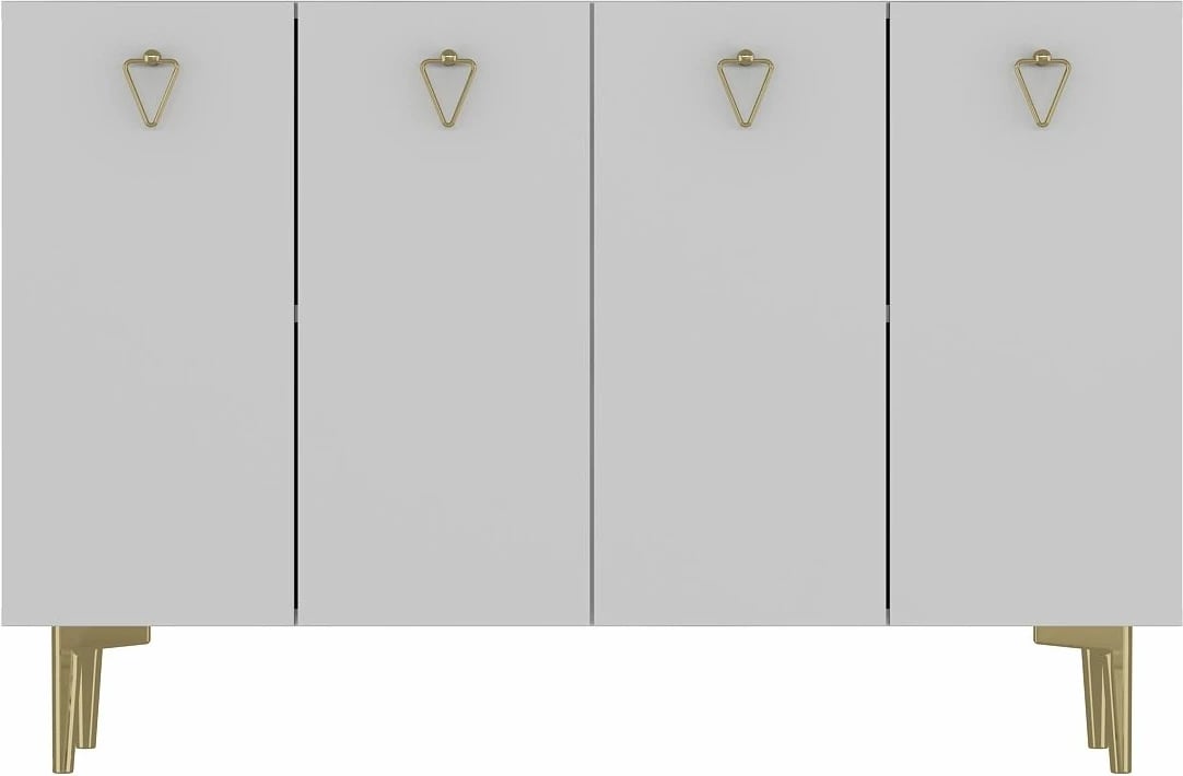 Konsolë Skye Decor, Leyla, e bardhë dhe e artë