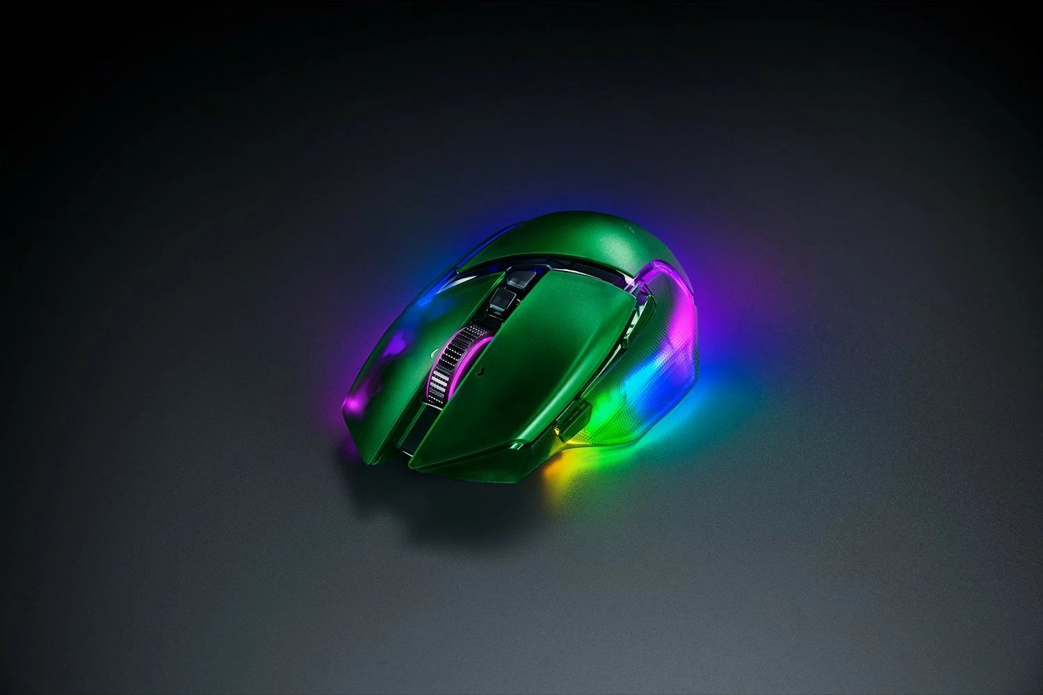 Maus Razer Basilisk V3 Pro 35K Phantom Green