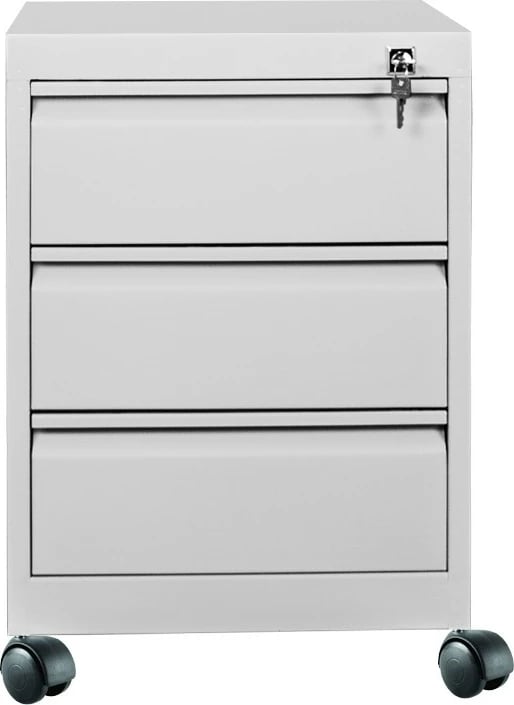 Sirtar metalik me 3 ndarje, ngjyrë gri e çelët, Skye Decor, Js1019