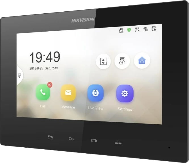 Monitor video-interkom Hikvision DS-KH6220-LE1, 7", i zi Monitor video-interkom Hikvision DS-KH6220-LE1, 7", i zi