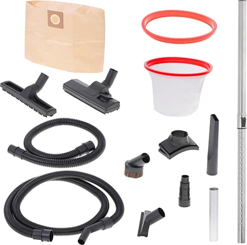 Fshesë industriale me korent, Adler, CR 7045, 25L, 1400W nominale 3400W maksimale, tharje/lagështi + fryrje, prizë për vegla, inox