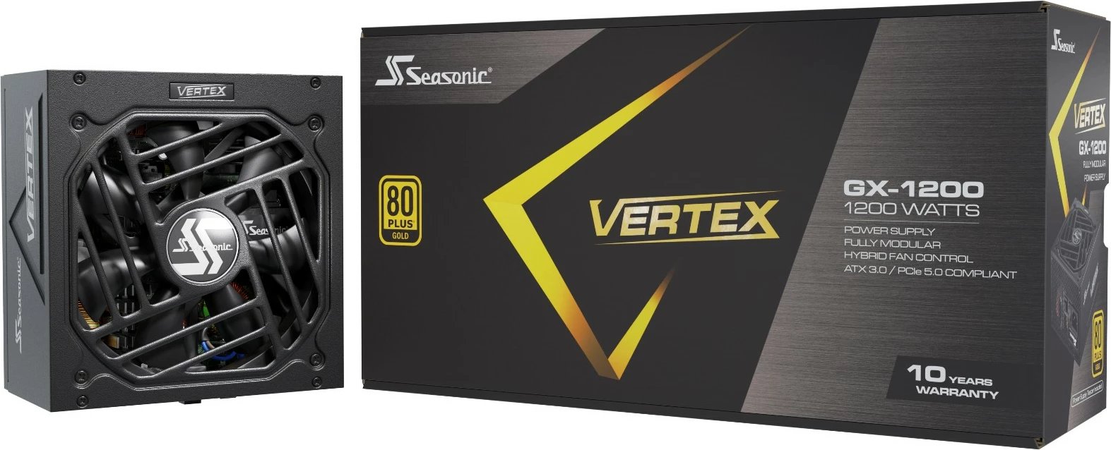 Kasë Seasonic VERTEX GX-1200, 1200 W, 80 PLUS Gold, e zezë