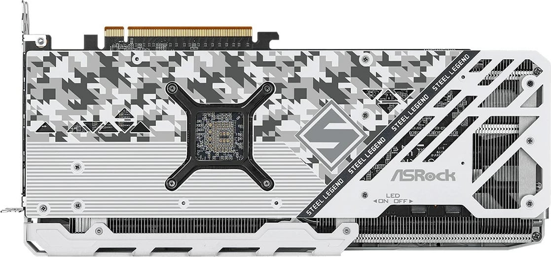 Kartelë grafike Asrock Radeon RX 7800 XT Steel Legend OC 16 GB GDDR6 e bardhë Kartelë grafike Asrock Radeon RX 7800 XT Steel Legend OC 16 GB GDDR6 e bardhë