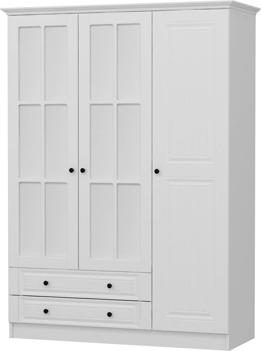 Dollap Skye Decor, Kale 3 mebran kapak, 190, i bardhë