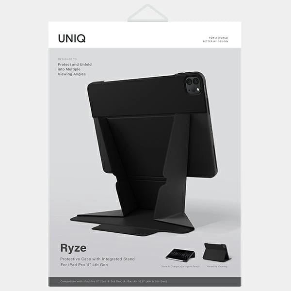 Mbështjellës UNIQ Ryze për iPad Pro 11" (2020-2022) / iPad Air 10.9" (2020, 2022), e zezë