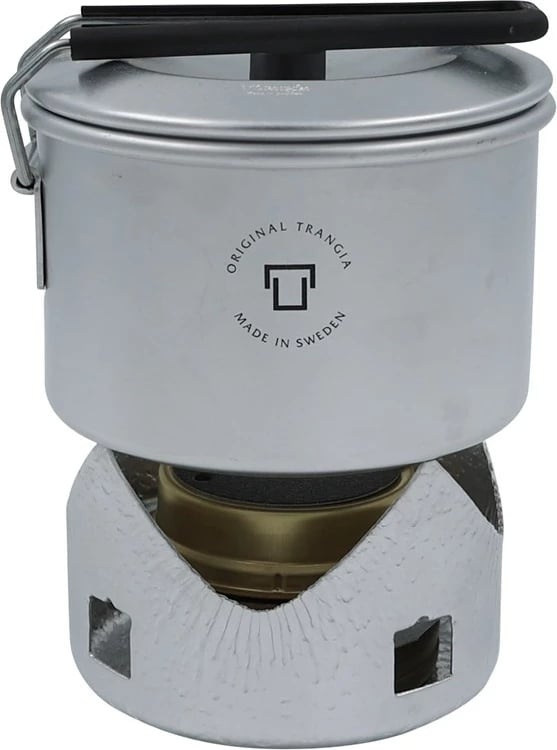 Set gatimi portativ Trangia MICRO ORIGINAL me djegës, argjendtë