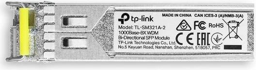 Modul SFP TP-LINK SM321A-2, single-mode, 1.25 Gbps, 2 km Modul SFP TP-LINK SM321A-2, single-mode, 1.25 Gbps, 2 km