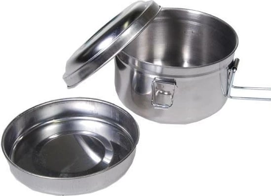 Enë ushqimi NEXT prej çeliku inox, 2 ndarje, Ø12cm