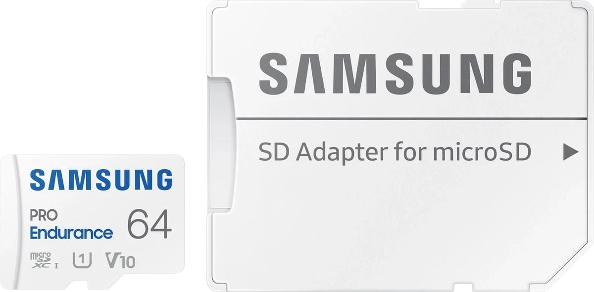 Kartë Memorie Samsung PRO Endurance microSDXC 64GB, versioni 2022