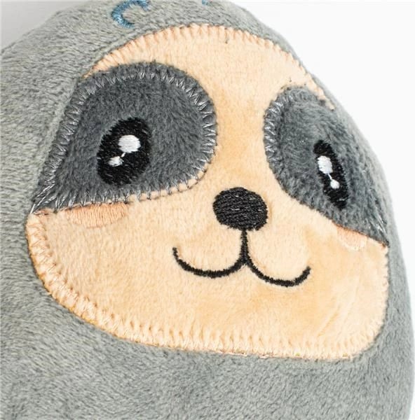 Lodër pelushi, New Baby, Sloth, me kapëse varëse dhe unazë për kafshim, multicolor