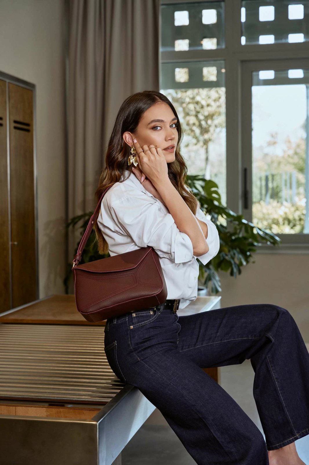 Çantë supi Lucky Bees, ngjyrë e kuqe Claret, 1273