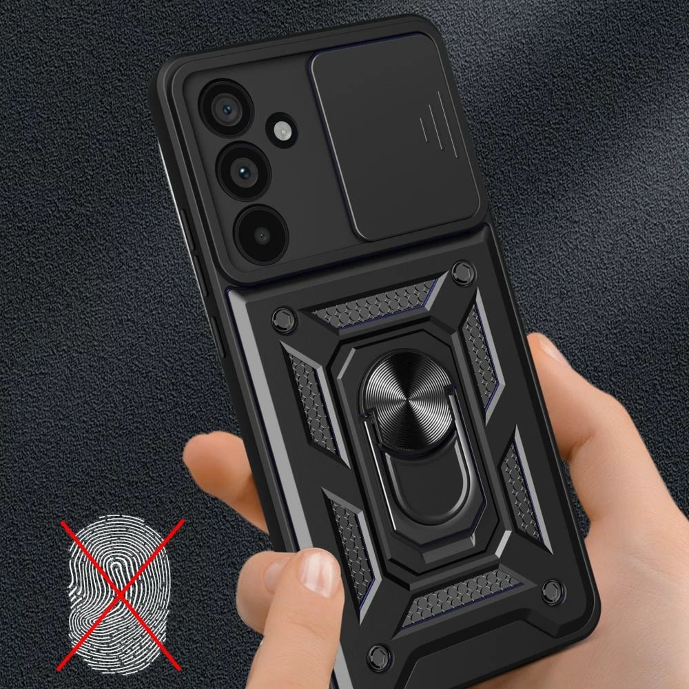Mbështjellës Tech-Protect CamShield Pro për Samsung Galaxy M55 5G, i zi