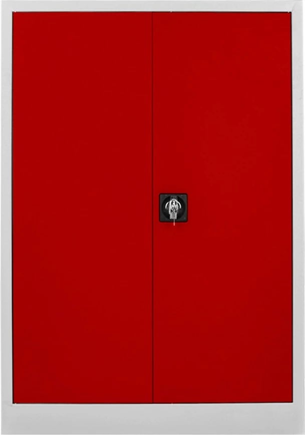 Dollap metalik për depo, ngjyrë gri e kuqe, Skye Decor, Js1002Kı