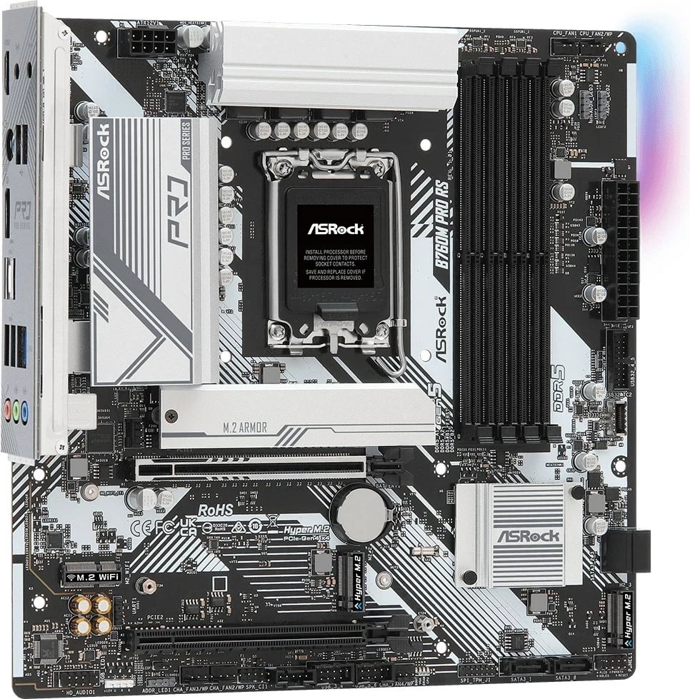 Pllakë amë Asrock B760M Pro RS, LGA 1700, micro ATX