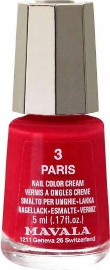 Llak për thonj Mavala 3 Paris 5ml e kuqe