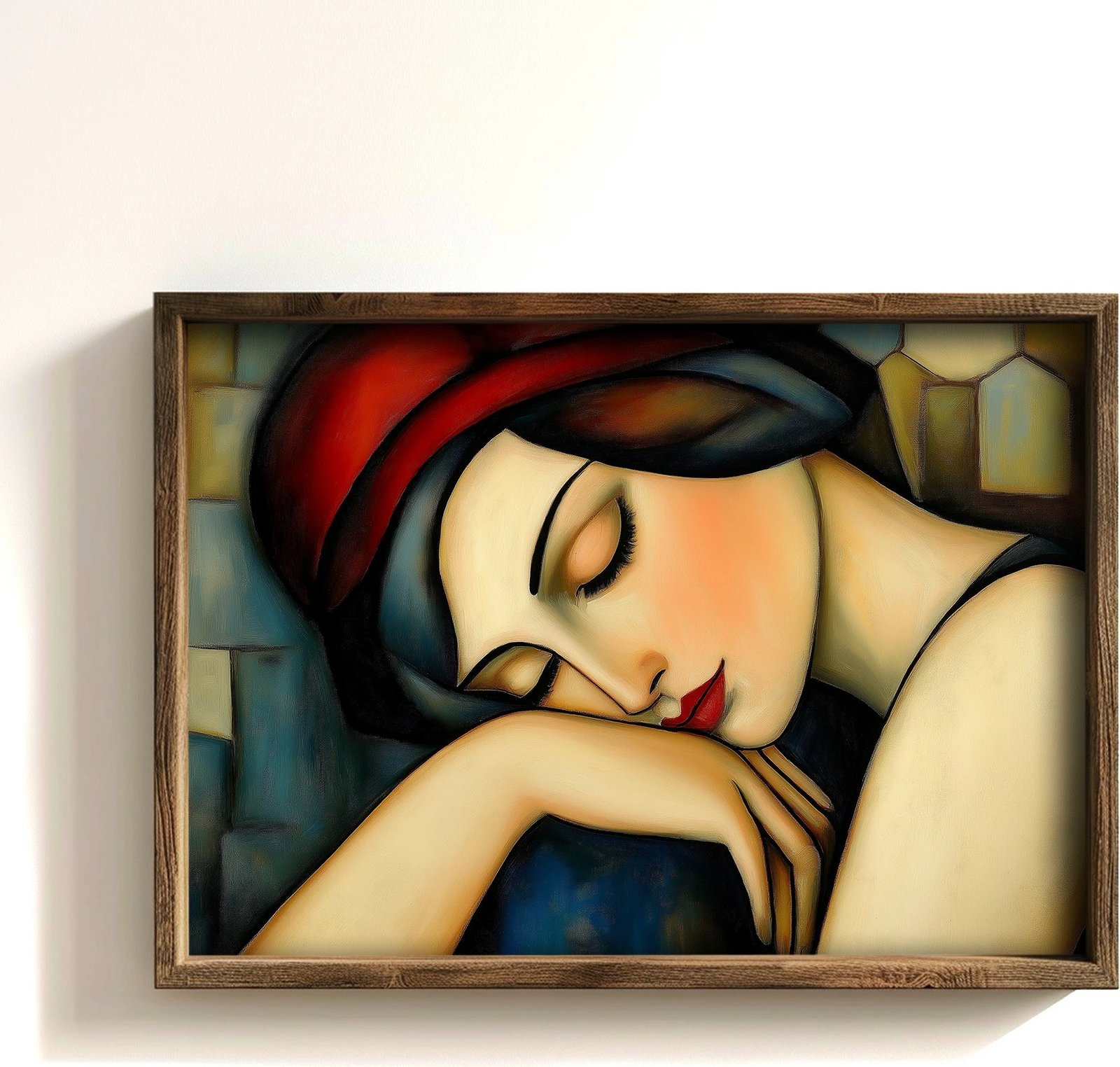 Pikturë dekorative me kornizë, MDF, shumëngjyrëshe, Wallity, TUN129-L