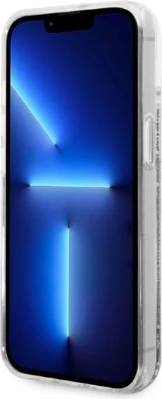 Mbështjellës Karl Lagerfeld KLHCP14MLNHCCS për iPhone 14 Plus 6.7", Glitter Choupette Head, Argjendtë