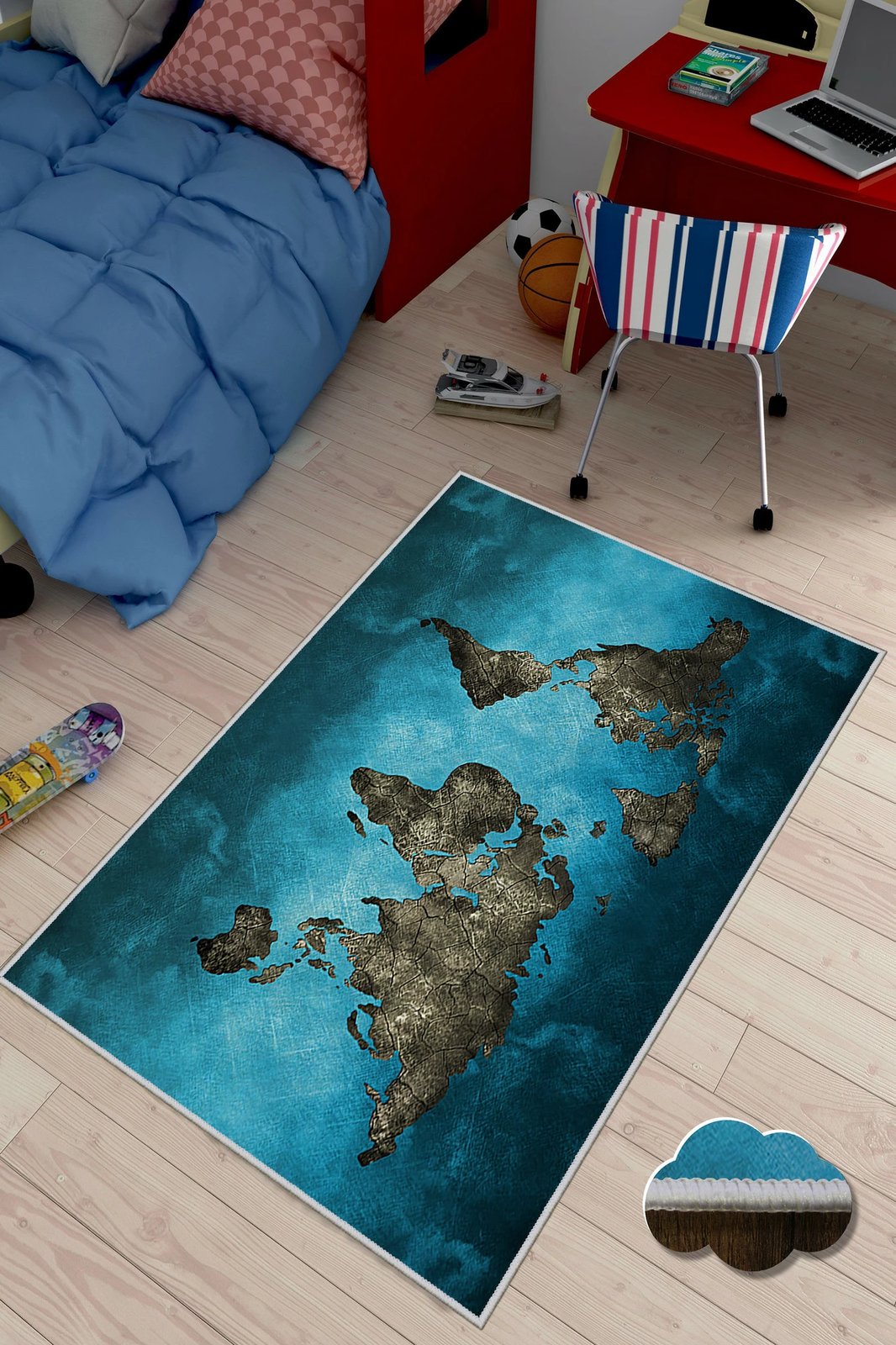 Qilim korridori, shumëngjyrësh, 100x300cm, Conceptum Hypnose, WOOKECE002