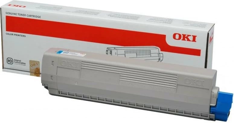 Toner, Oki, C 831 44844507, deri 10,000 faqe A4, cyan