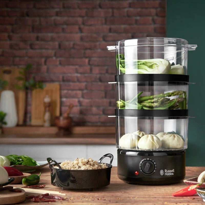 Gatues me avull, Russell Hobbs, 26530-56, 7 L, 3 shporta, timer 60 min, 400 W, e zezë