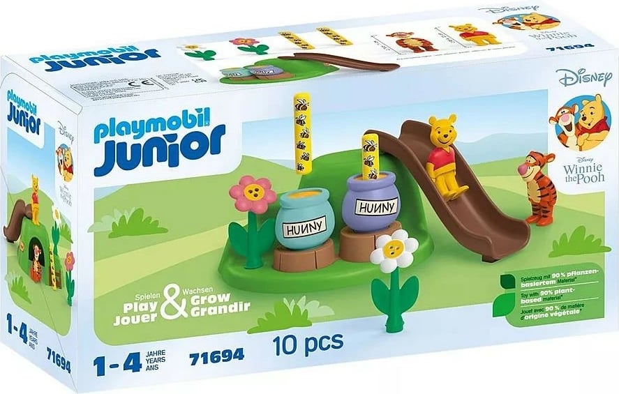 Set figurina Playmobil Junior 71694 Winnie the Pooh dhe Tigger, 10 pjesë