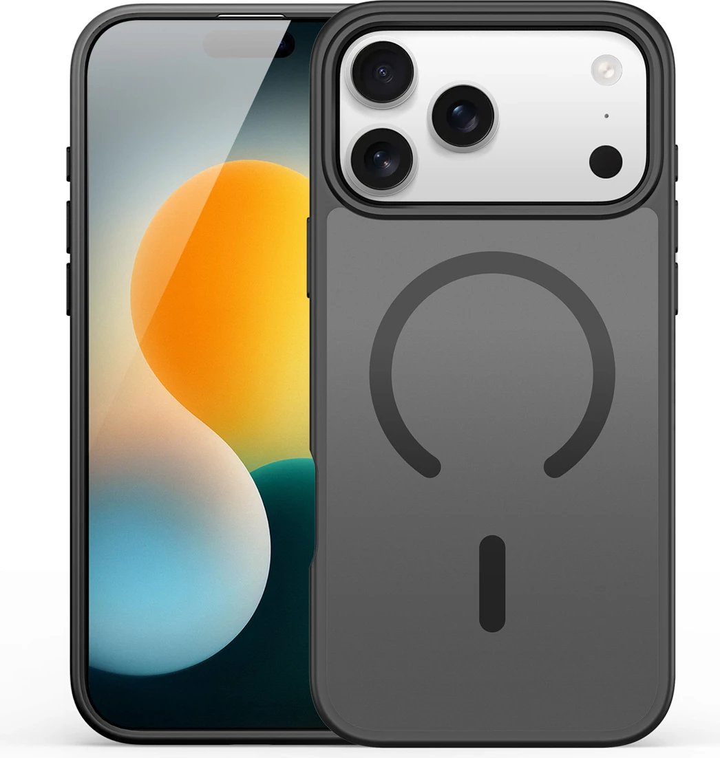 Mbështjellës Dux Ducis Yind për iPhone 17 Pro, MagSafe, i zi