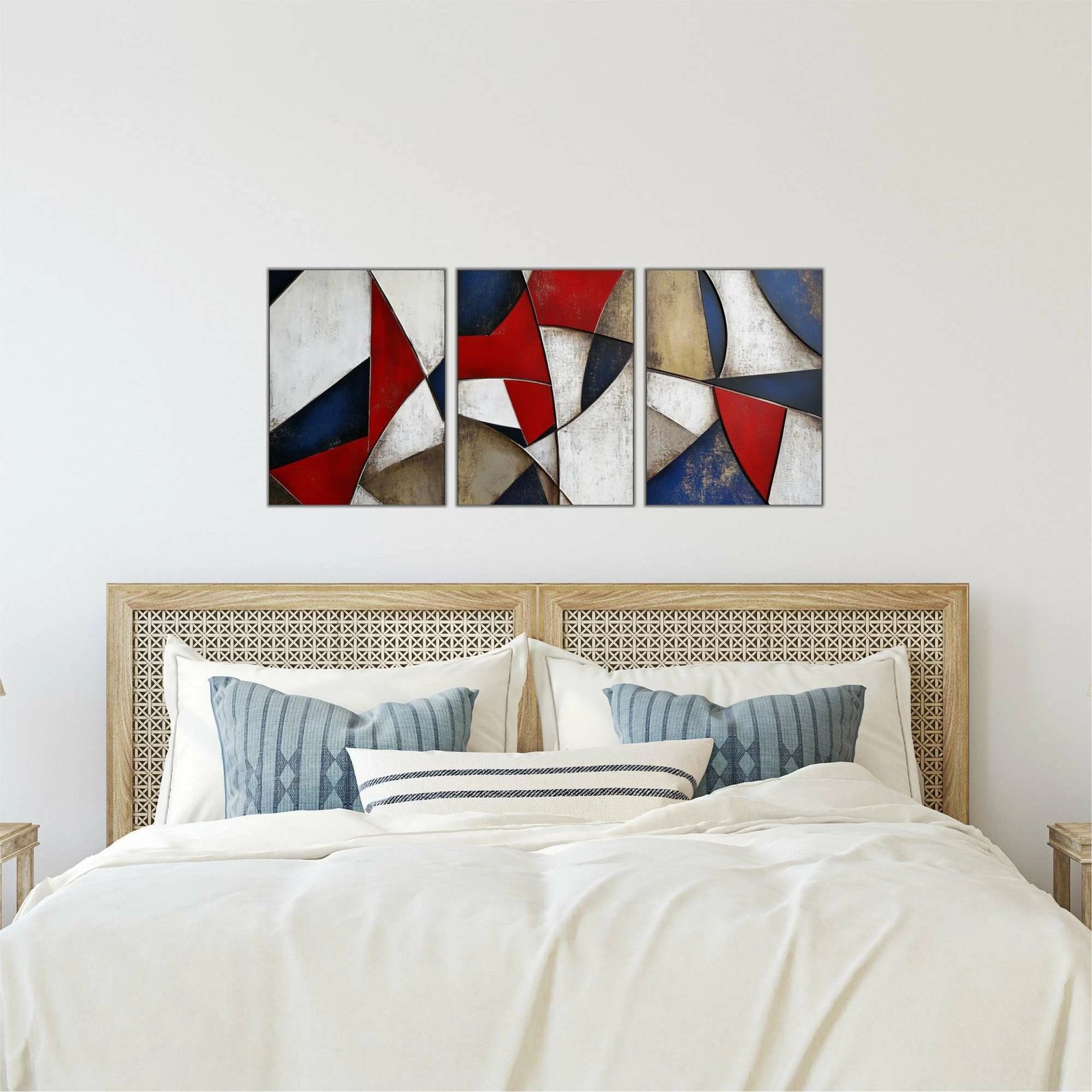 Pikturë dekorative MDF, 3 copë, Wallity, shumëngjyrëshe, Mdf - 00104