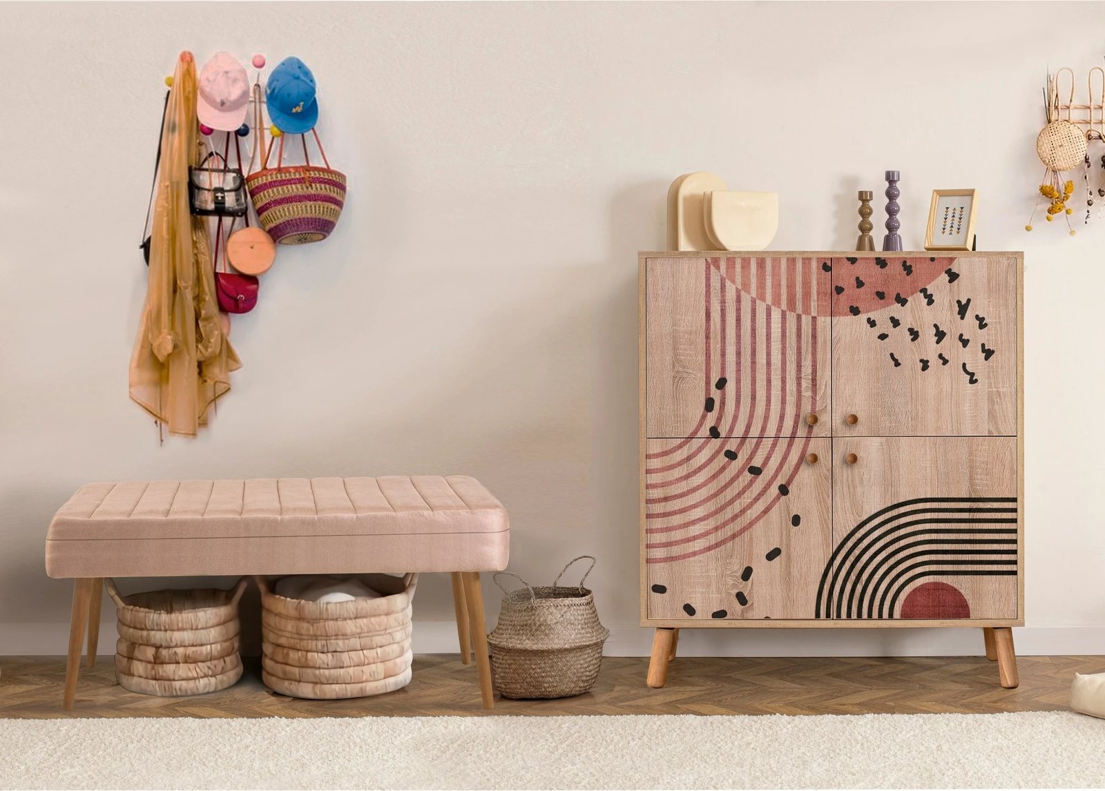 Set mobiljesh për korridor, Skye Decor, Sonomo/Stone, 984-0900