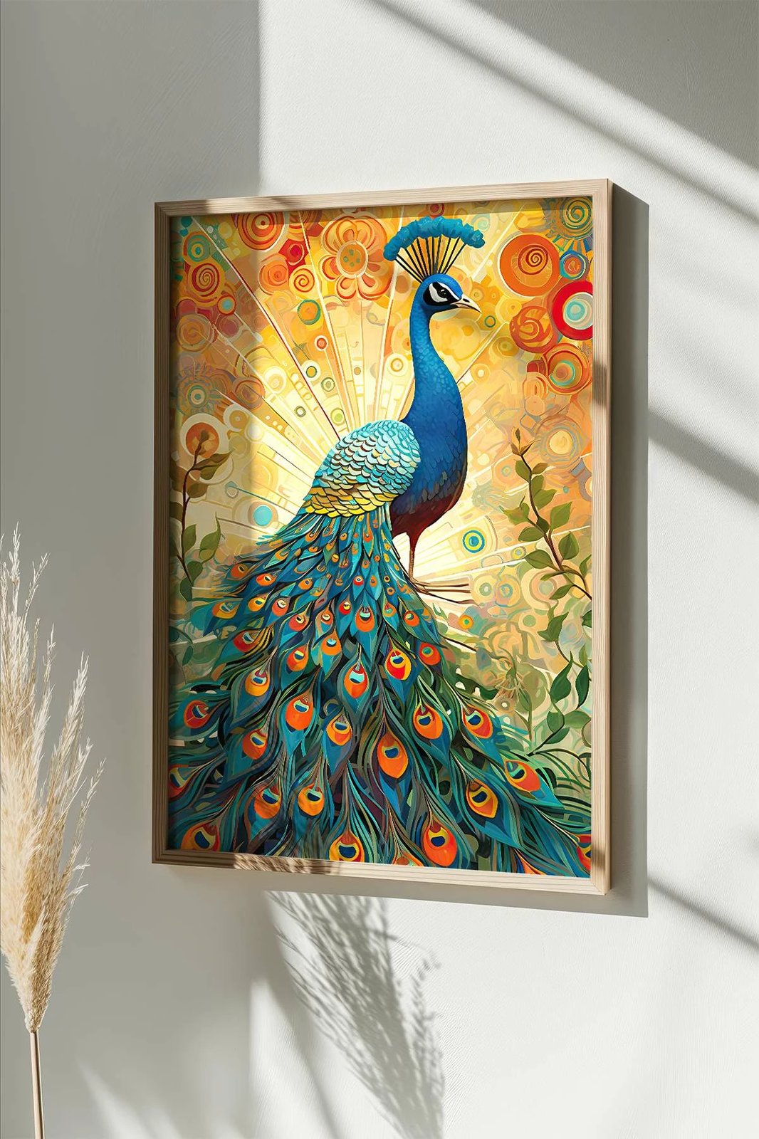 Pikturë dekorative me kornizë, shumëngjyrëshe, Wallity, Mscartmdl25, 33x48cm