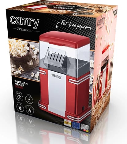 Aparat për kokoshka, Adler Camry CR 4480, 1200 W, pa vaj, prizë E/F, i kuq