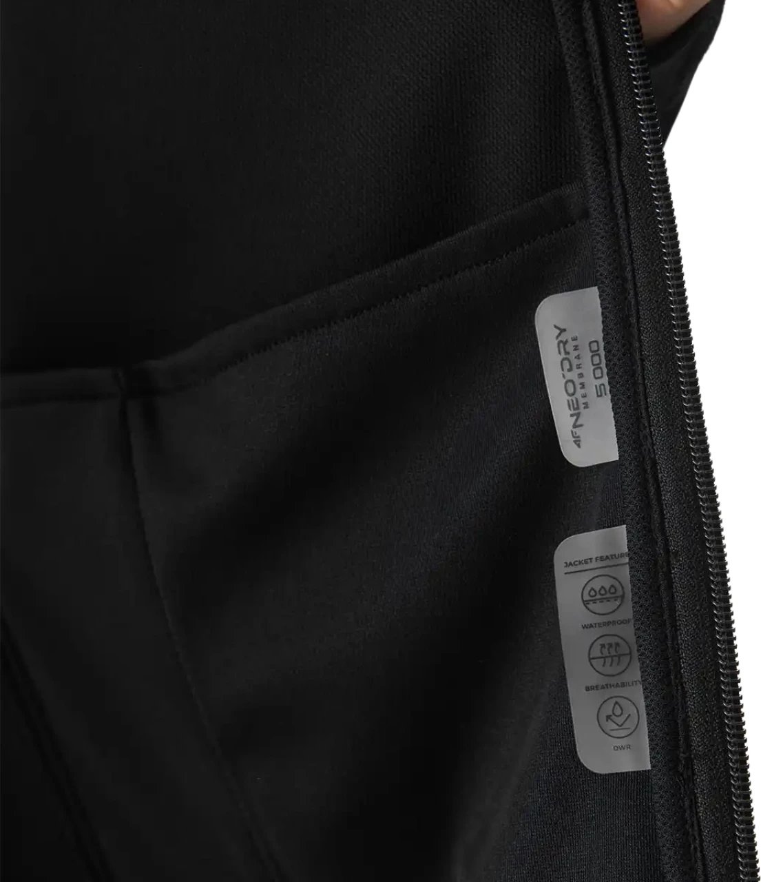 Jakne softshell për meshkuj 4F, e zezë