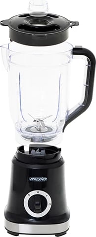 Blender, Mesko, MS 4079, 1.8L 1000W max 2 shpejtësi + Pulse, gotë plastike BPA-free, thikë inoksi 4-tejshme, e zezë Blender, Mesko, MS 4079, 1.8L 1000W max 2 shpejtësi + Pulse, gotë plastike BPA-free, thikë inoksi 4-tejshme, e zezë