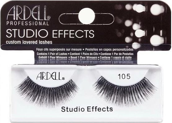 Qerpikë të rremë Ardell Studio Effects 105 Black për femra, 2 copë