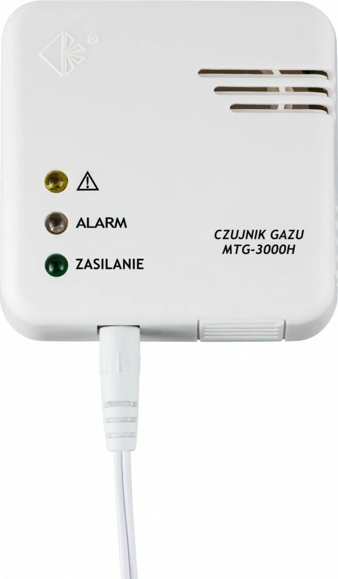 Sensor gazi KIDDE MTG-3000H, alarm zanor dhe dritor, i bardhë