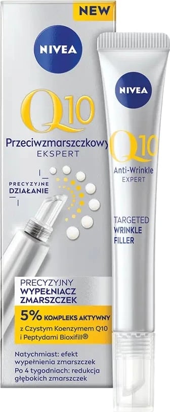 Serum për fytyrë Nivea Q10 Expert Precise Wrinkle Filler për femra 15ml Serum për fytyrë Nivea Q10 Expert Precise Wrinkle Filler për femra 15ml