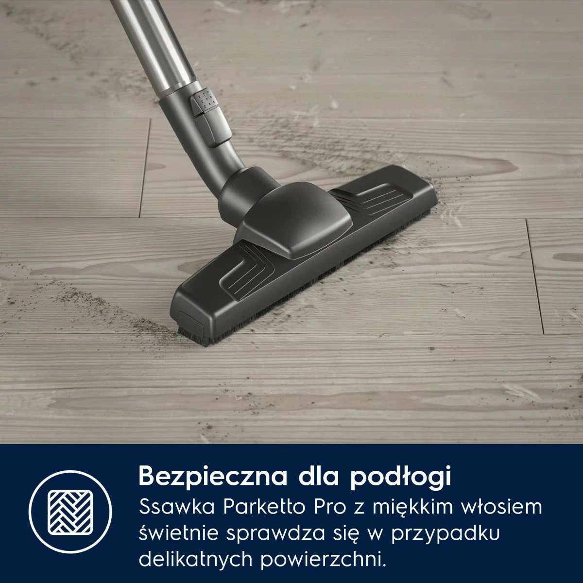 Fshesë me korent me qese, Electrolux EB61C4DB, 850 W, kapacitet 3.5 L, filtër HEPA Hygiene 12, kabllo 9 m, gamë 12 m, blu navy