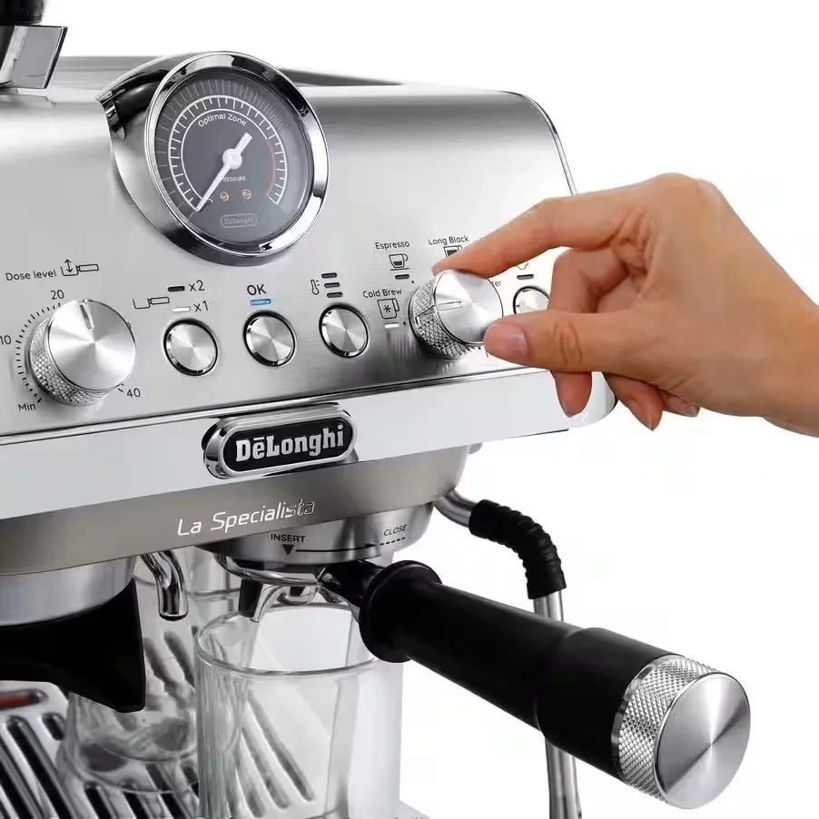 Aparat kafeje DeLonghi Arte Evo EC9255.M, presion piston, 1700ml, 15 bar, argjendtë
