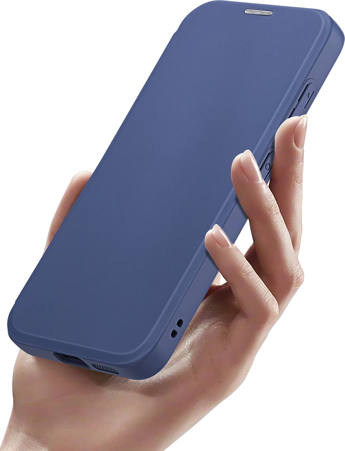 Mbështjellës Dux Ducis Skin X Pro për Samsung Galaxy S25+, me MagSafe, portofol, Blu