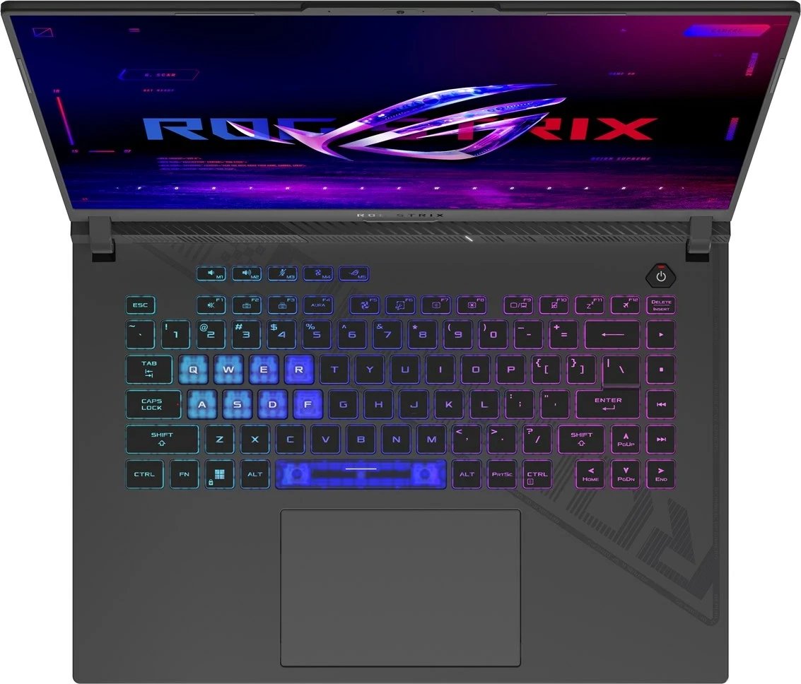 Laptop ASUS ROG Strix G16, 16", Intel Core i7, 16GB RAM, 512GB SSD, Nvidia GeForce RTX 4080, hiri