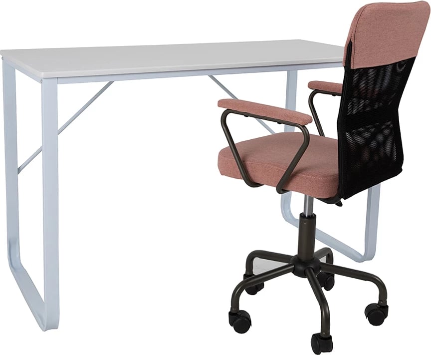 Tavolinë pune FORMULA, e bardhë, 120x60x75