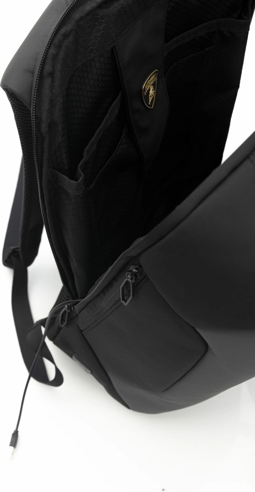 Çantë shpine për meshkuj Automobili Lamborghini, hiri 