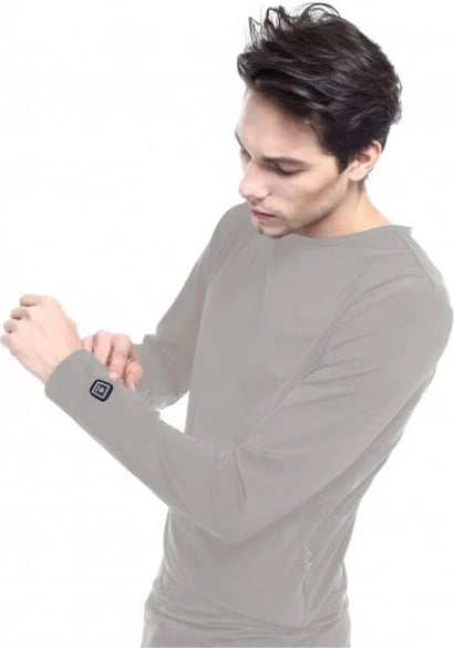 Bluzë Glovii GJ1GL, Elastane, Poliester, Gri