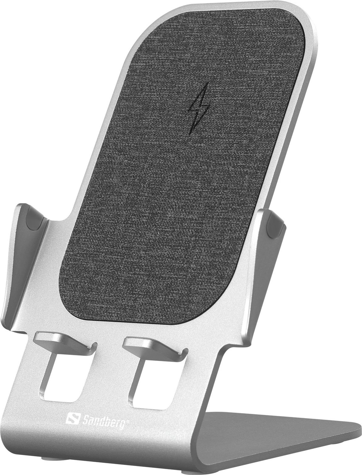 Mbushës wireless Sandberg 15W Alu, Gri