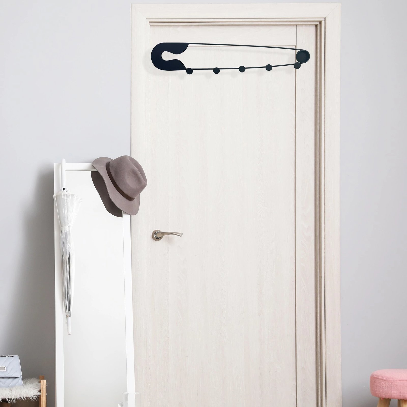 Varëse muri prej metali, Wallity, Devran, shumëngjyrëshe, 60x11cm