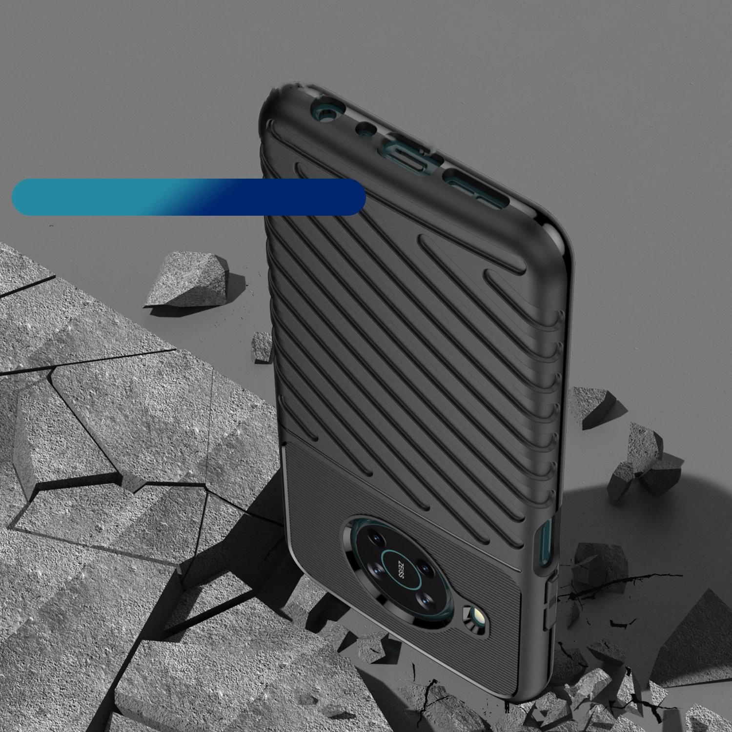 Mbështjellës Hurtel Thunder Case për Nokia X100, i zi