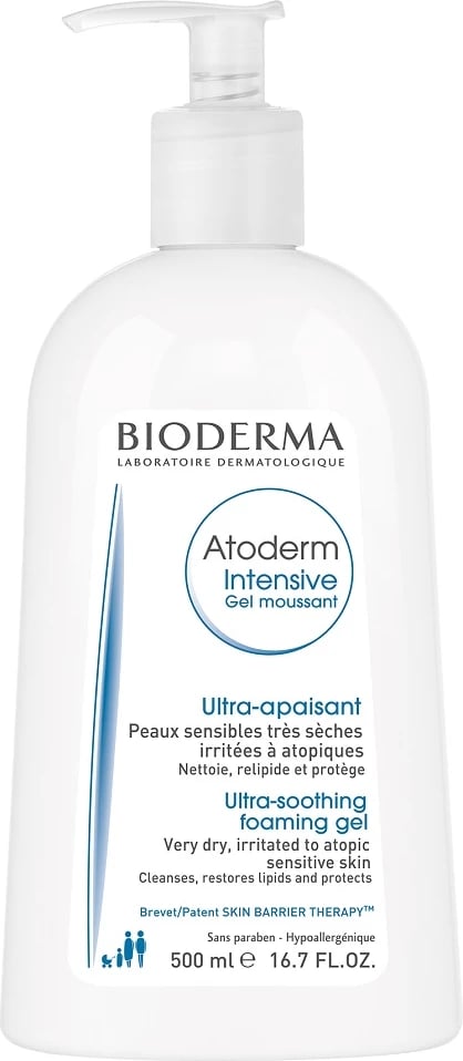 Xhel pastrues trupi uniseks Bioderma Atoderm Intensive Gel Moussant, 500ml