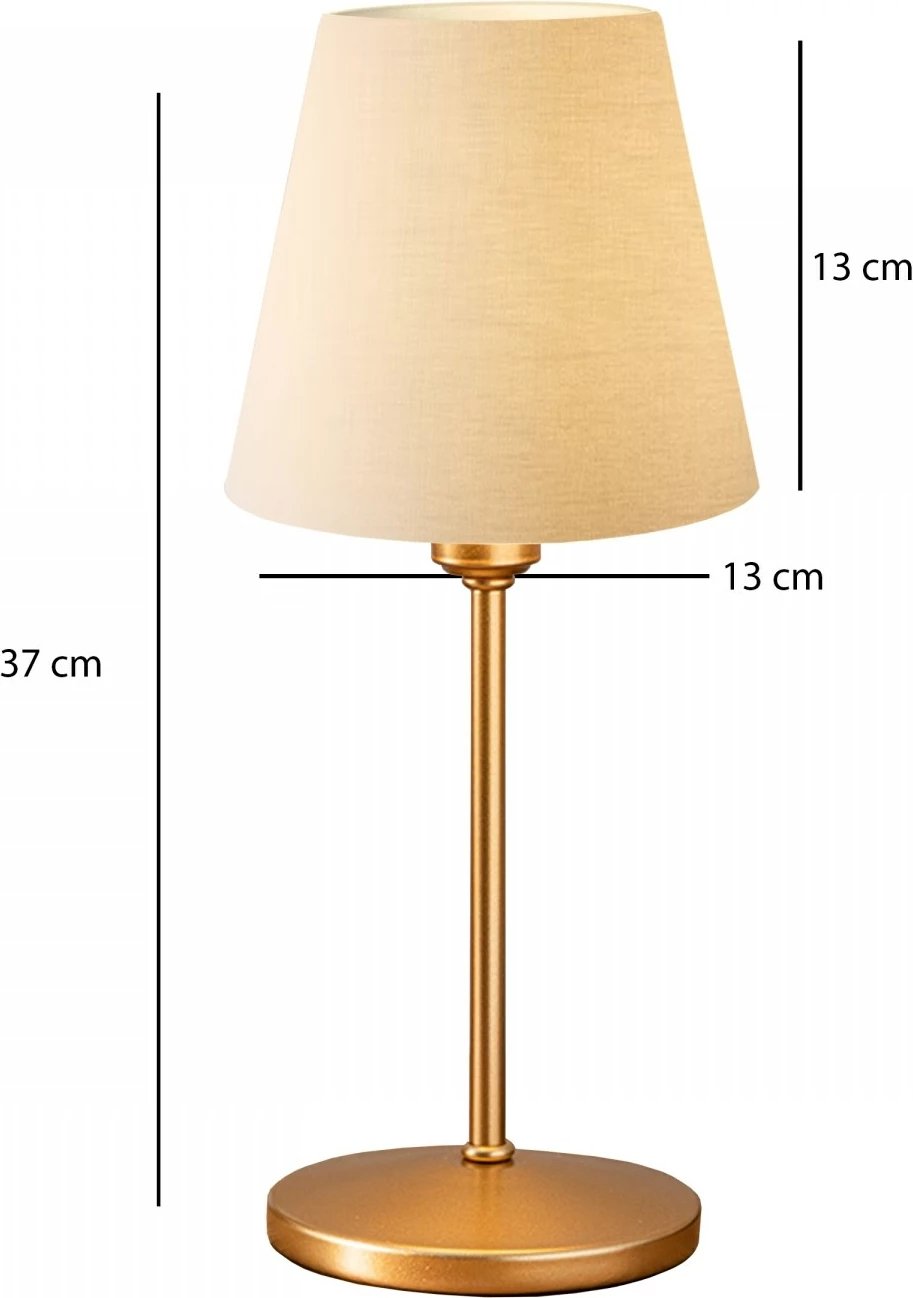 Llambë tavoline Opviq, AYD-3579, ngjyrë krem