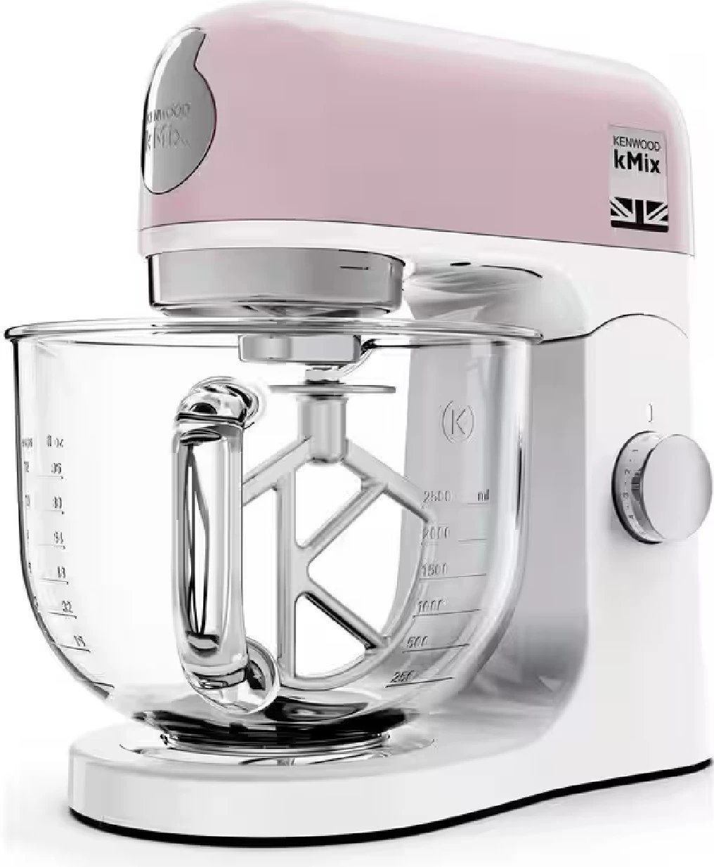 Robot kuzhine Kenwood KMX754APP 1000 W, tas 5 L, trup metalik, set 3 aksesorë, blu pastel