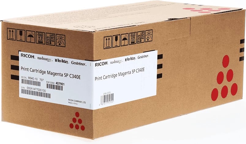 Toner Ricoh SP C340E 407901 rendiment 5000 faqe magenta